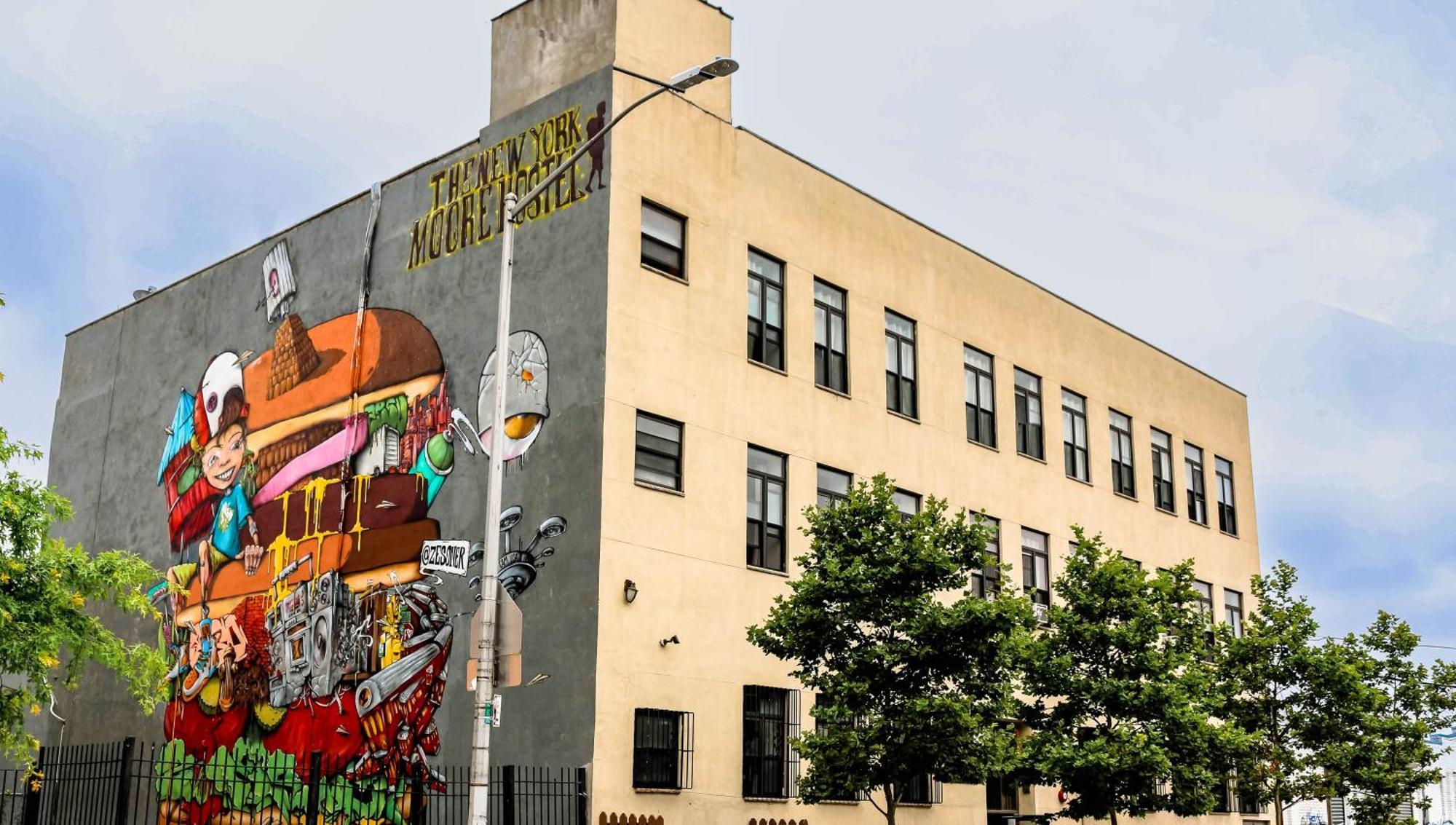 Ny Moore Hostel New York Bagian luar foto
